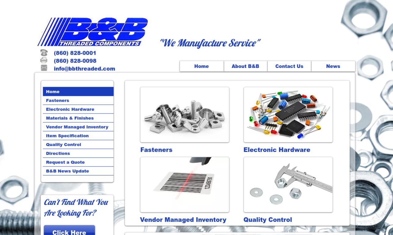 B & B Threaded Components | Fastener Manufacturers