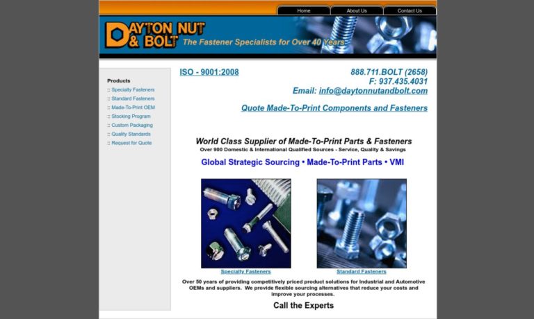 More Fastener Manufacturer Listings